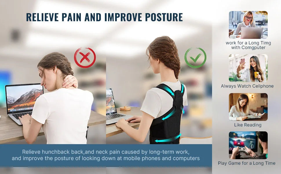 PelvicEase™ Smart Posture Corrector Brace
