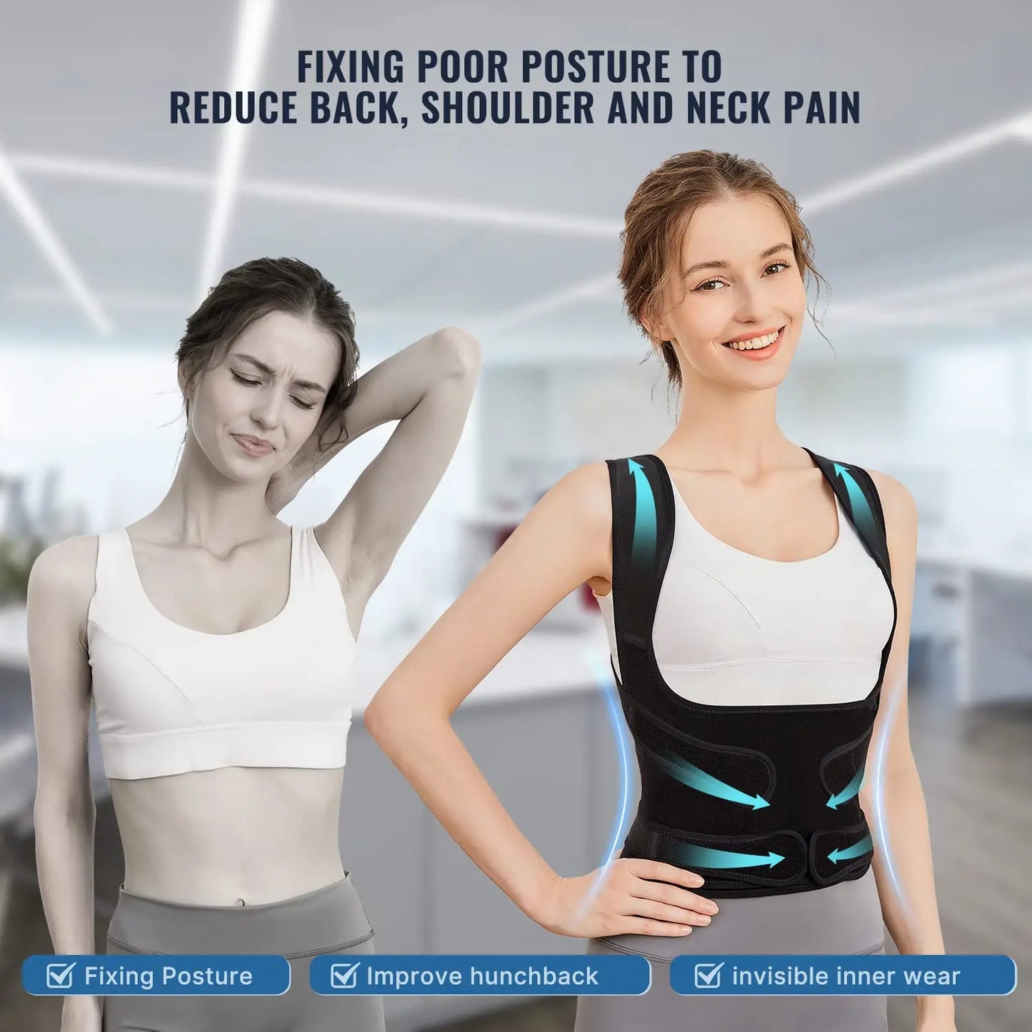 PelvicEase™ Smart Posture Corrector Brace