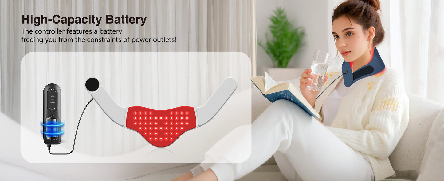 PelvicEase™ Red Light Therapy Neck Wrap