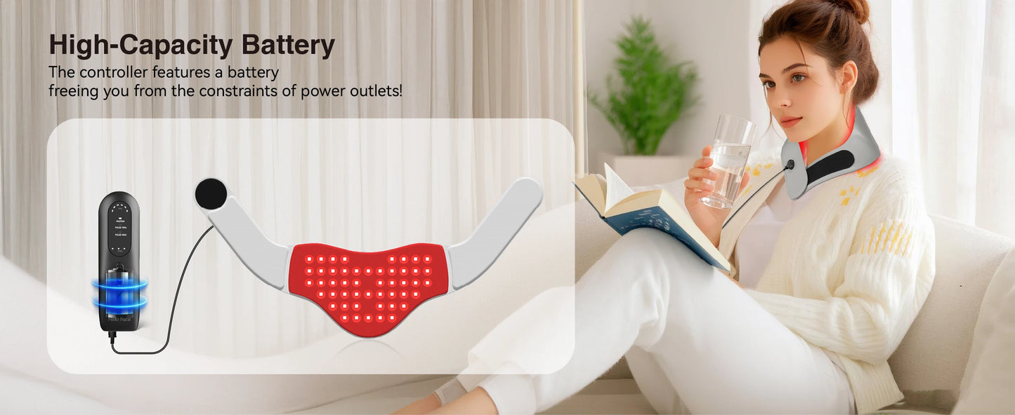 PelvicEase™ Red Light Therapy Neck Wrap