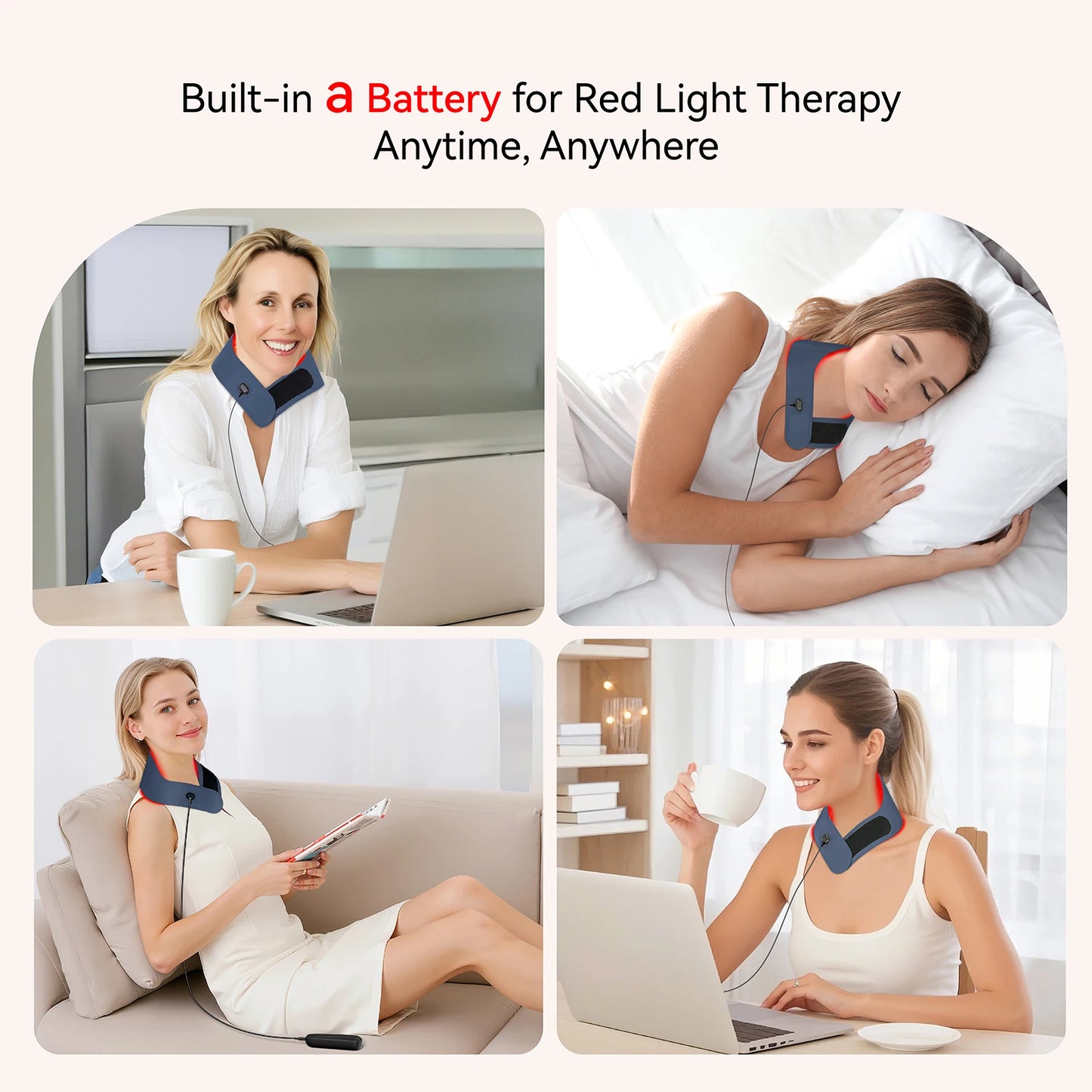 PelvicEase™ Red Light Therapy Neck Wrap