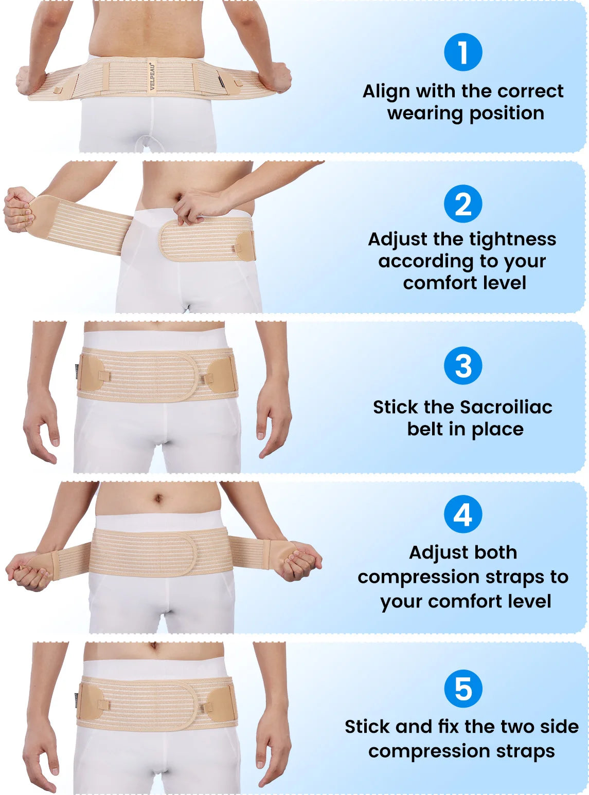 PelvicEase™ SI Joint Support Belt