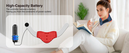 PelvicEase™ Red Light Therapy Neck Wrap